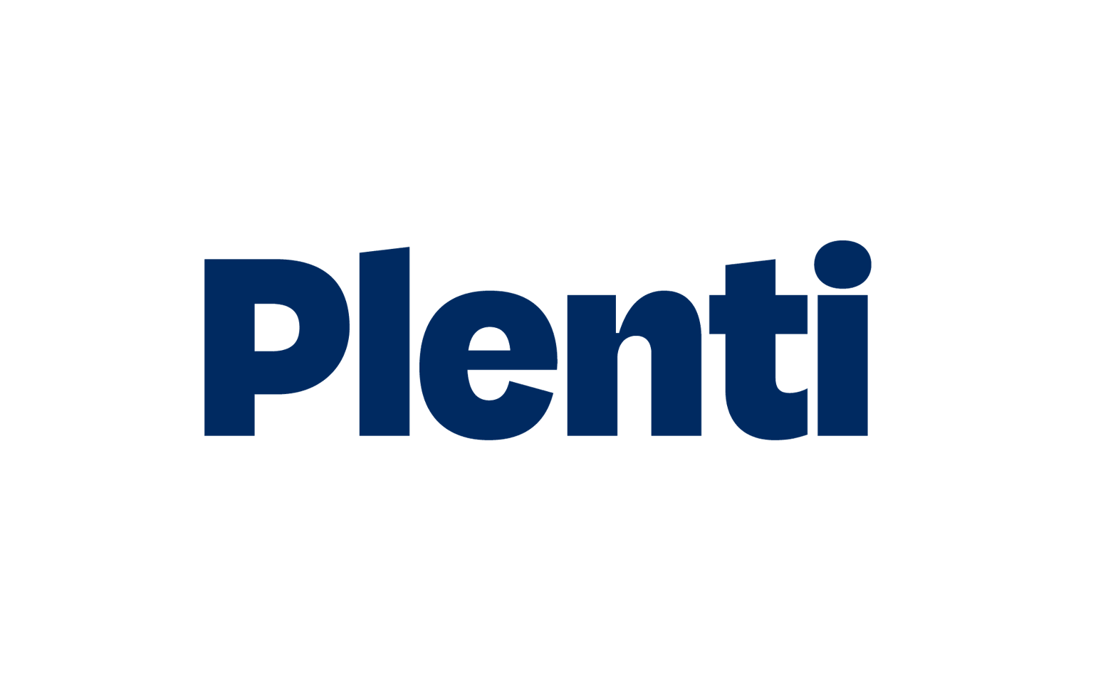 Plenti dark blue logo